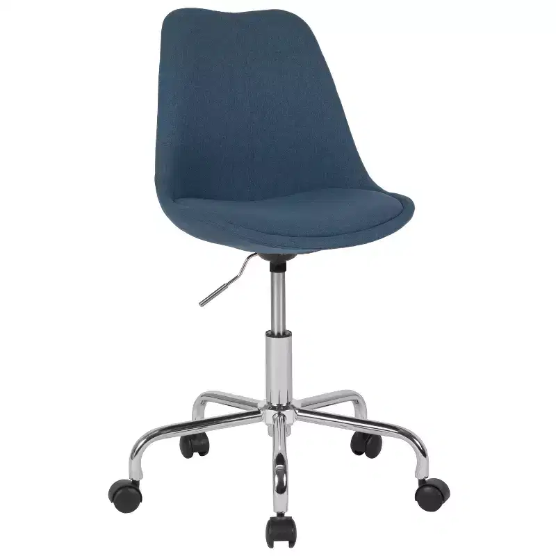Swivel Office Chair with Height Adjustable Seat in Stylish Upholstery