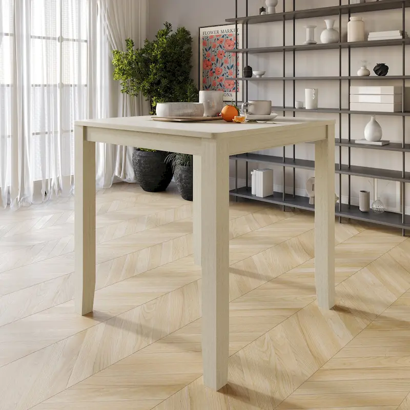 Counter Height Dining Table | Clean Lines Design | Grey Finish | Kitchen Bar Table