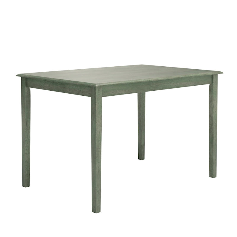 Wilmington II 48-Inch Rectangular Antique Sage Green 5-Piece Dining Set by iNSPIRE Q Classic