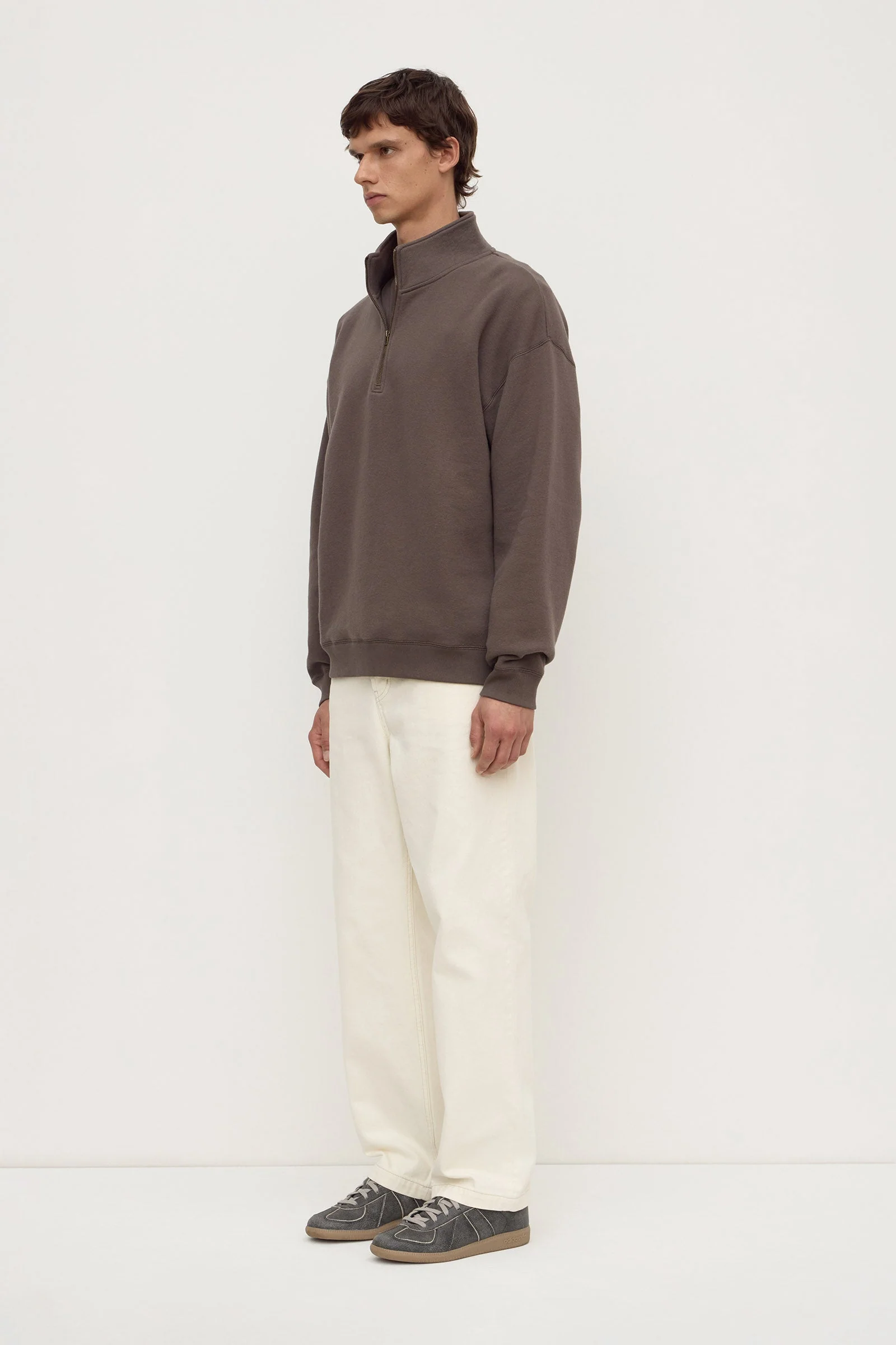 Bark Funnel Neck Fleece
