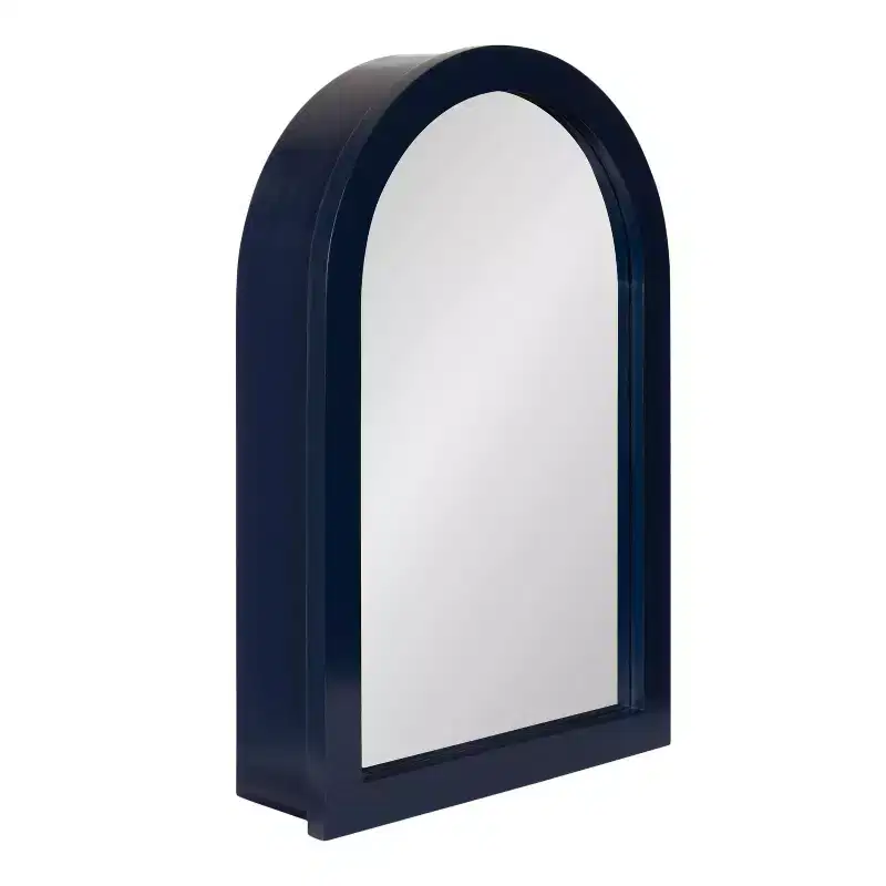 Kate and Laurel Arcott Arch Mirror Vanity Cabinet