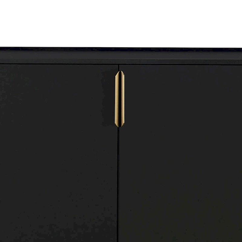 Classic Wooden Sideboard with Solid Rubberwood Legs