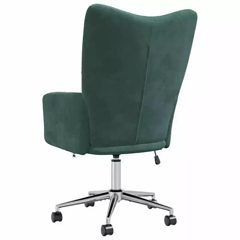 Relaxing Chair Light Gray Velvet