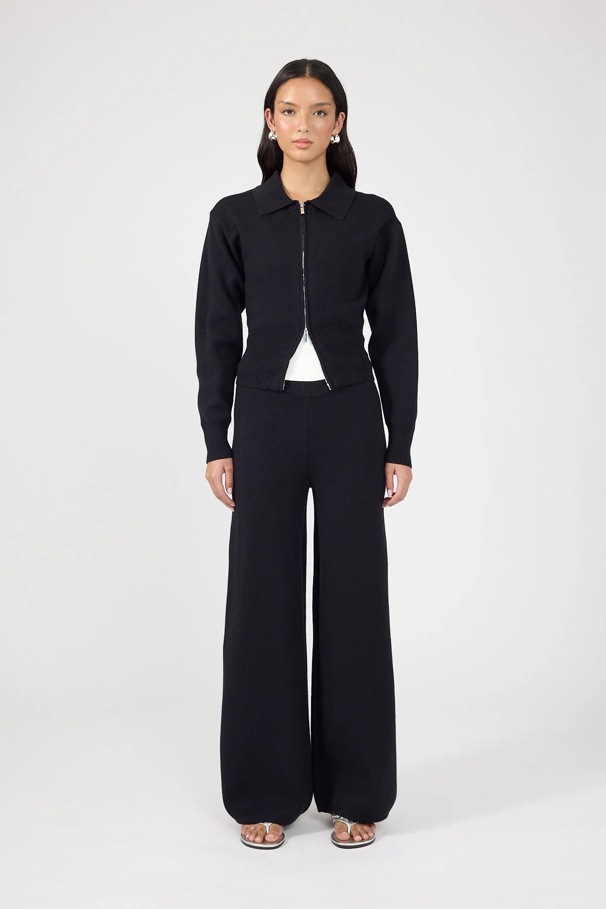 Knit Pants Black