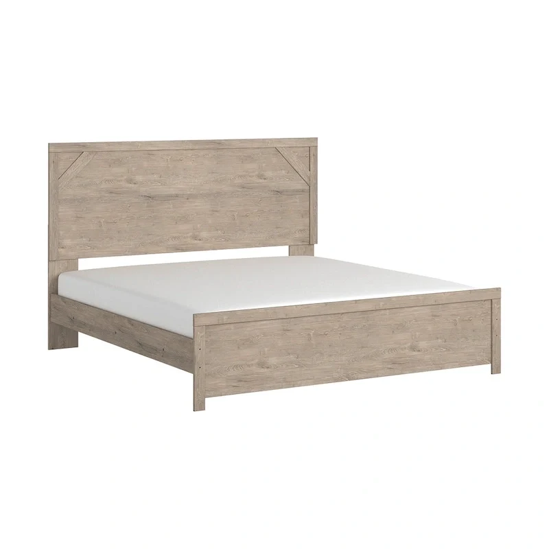 Senniberg Light Brown Panel Bed