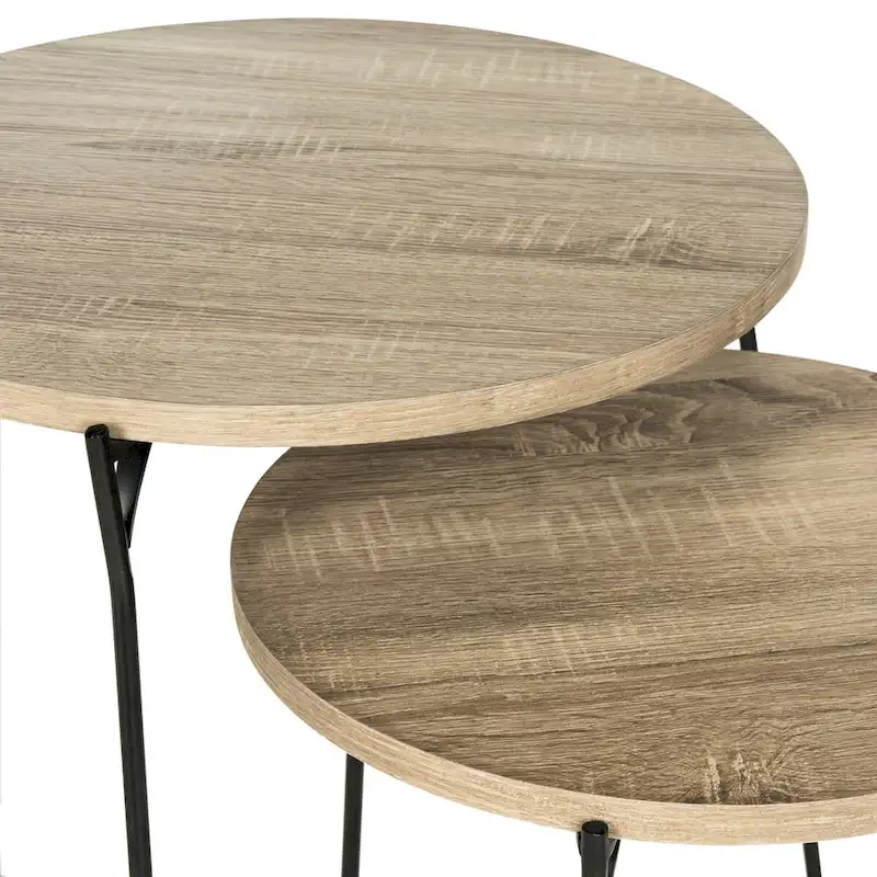 Mid-Century Stacking End Table - 19Wx19Dx21H
