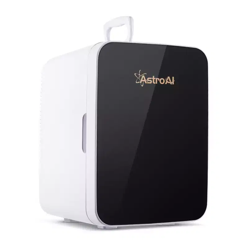 AstroAI Mini Fridge,15 Can 10 Liter Mini Refrigerator Cooler Warmer, AC/DC Thermoelectric Skincare Fridge for Beverage, Bedroom