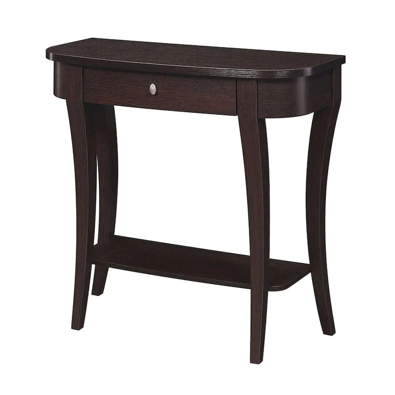1-Drawer Console Table with Shelf – Modern Entryway Table