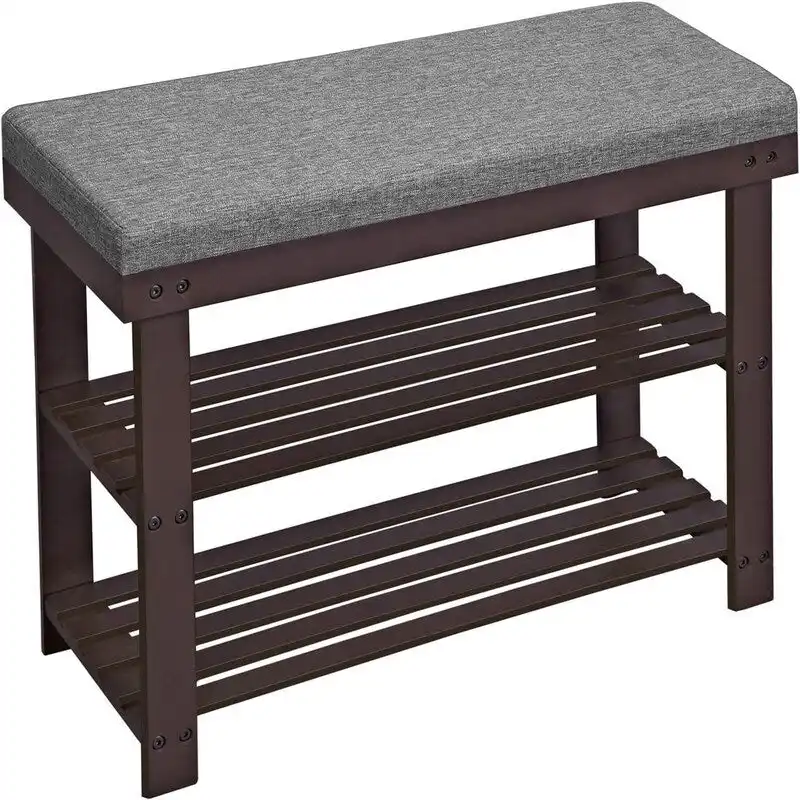 3-Tier Shoe Rack - 11.4D x 28W x 19.3H