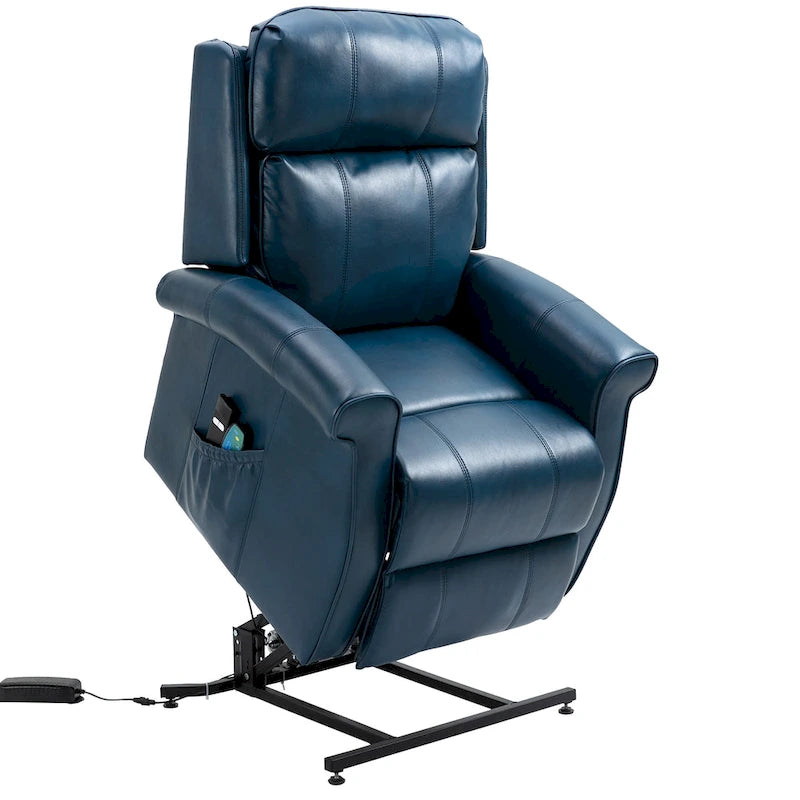 Faux Leather Elderly Power Lift Recliner Chair with Massage