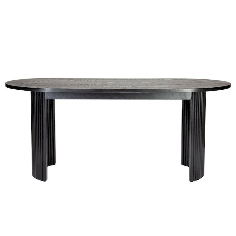 Solid Wood Oval Dining Table