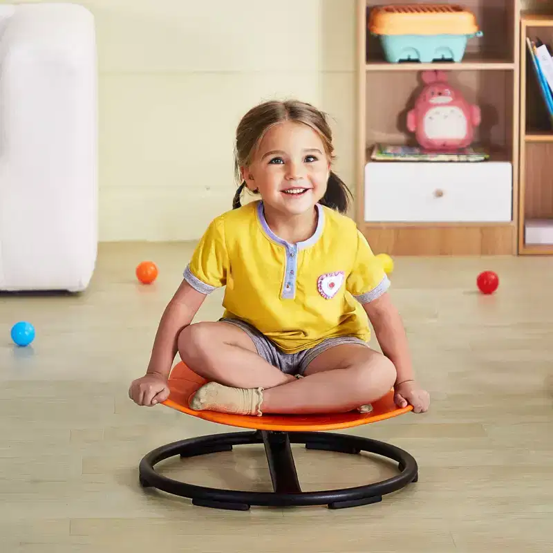 Elephant 360 Sensory Spinning Chair for Kids with Non-Slip Metal Base - 220 lbs Capacity