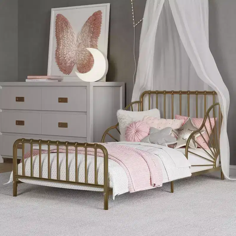 Little Seeds Quinn Metal Toddler Bed