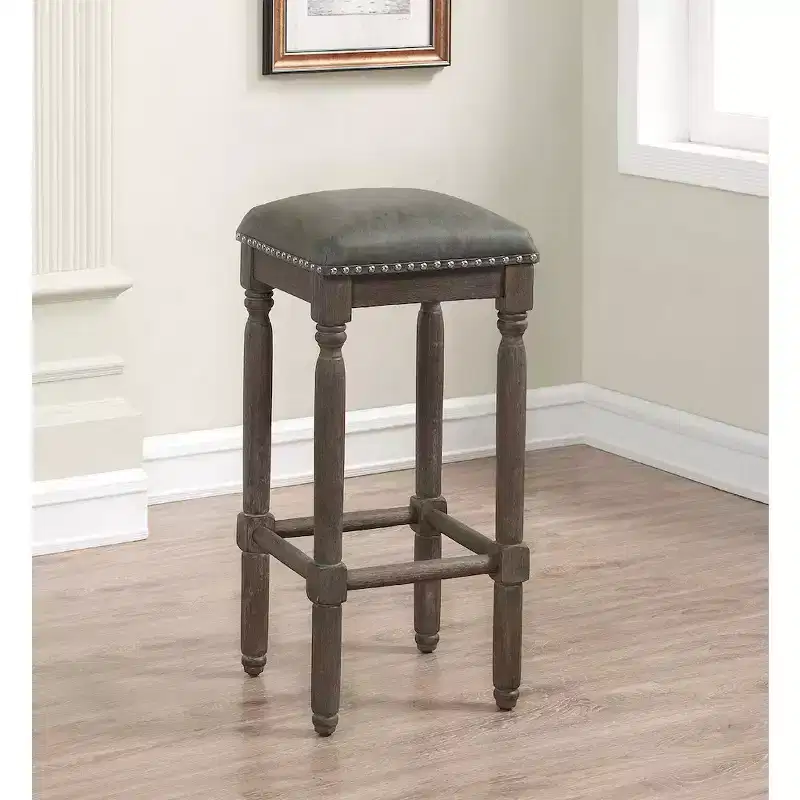 Bronson 30 Backless Stool - Driftwood