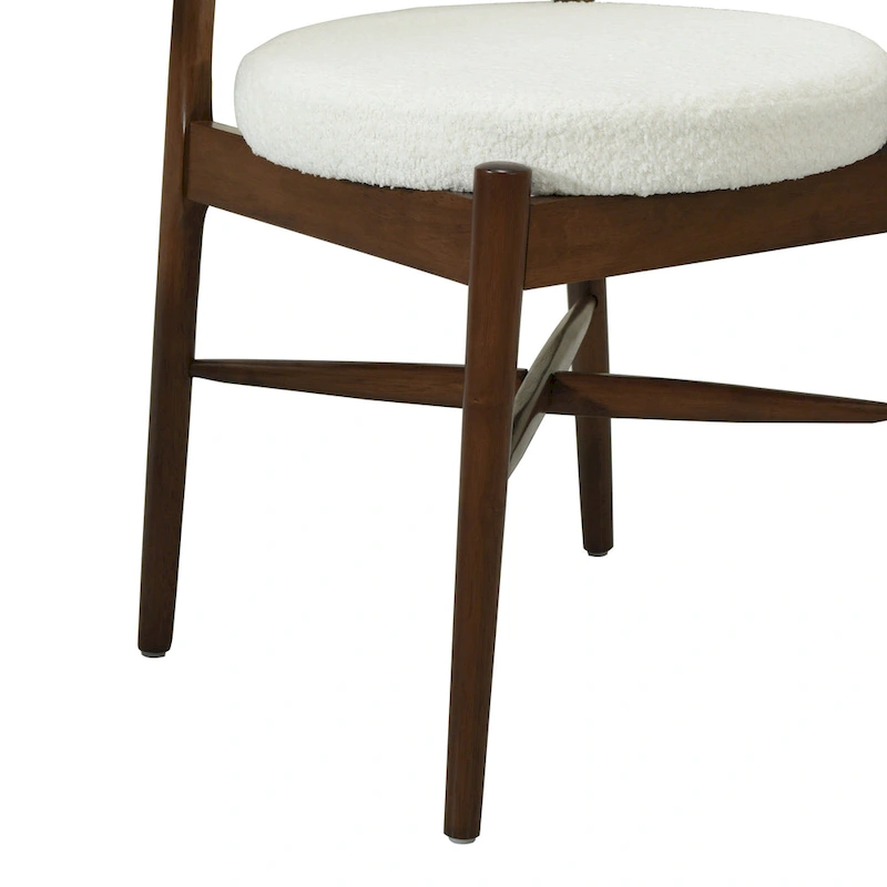 Lumen Dining Chairs Rubberwood (Set of 2 ) by Christopher Knight Home