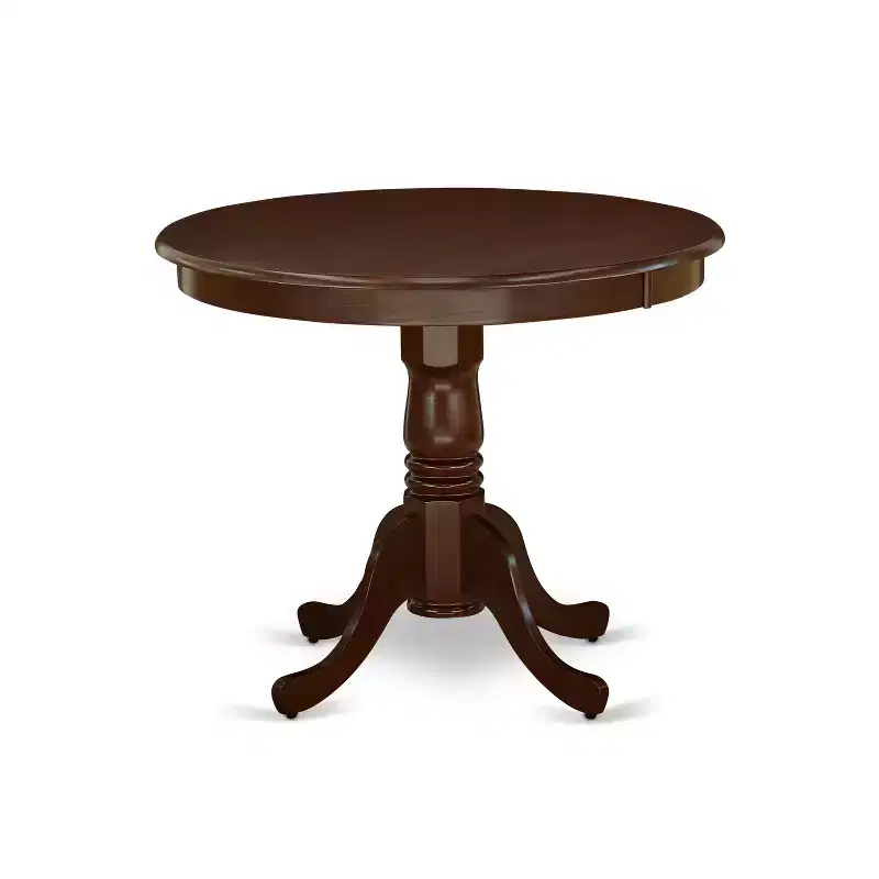 HomeStock ANDO5 MAH W 5 Piece Round Dining Set Mahogany