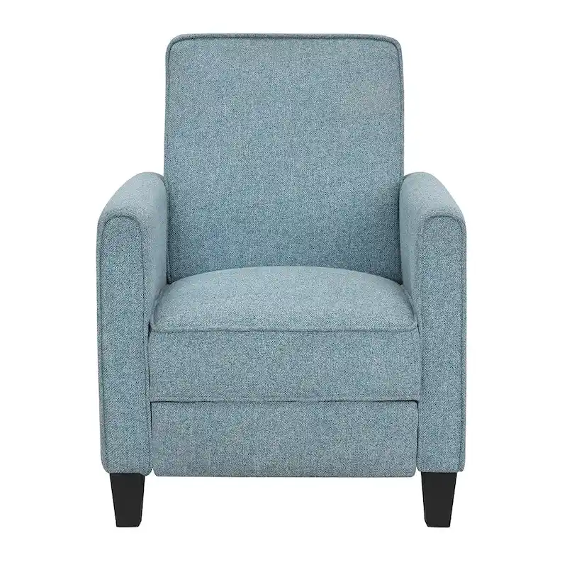 Traditional Fabric Welted Padded Recliner Chair