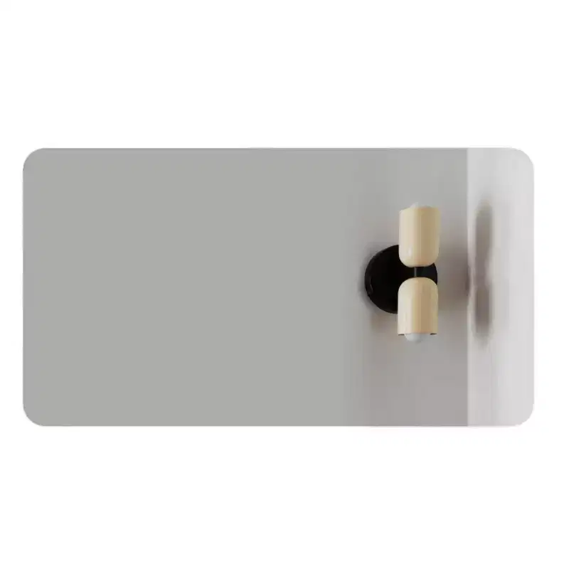Bathroom Mirror for Wall, 29X39 Rounded Rectangle Mirror, Frameless Anti Fog and Waterproof Glass Bathroom Vanity Mirror