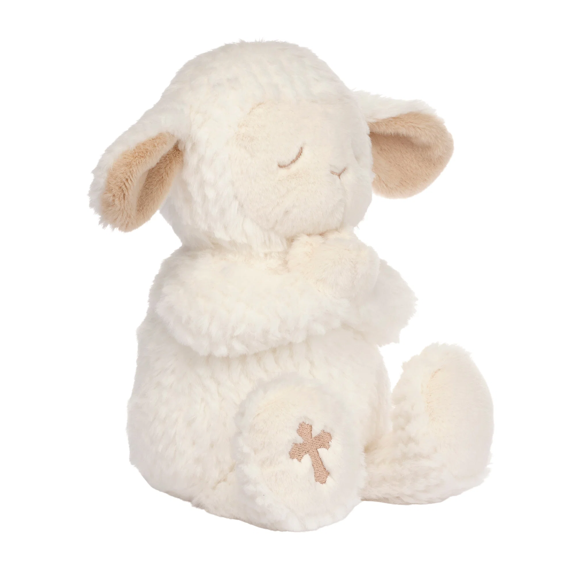 White Prayer Pose Lamb Plush