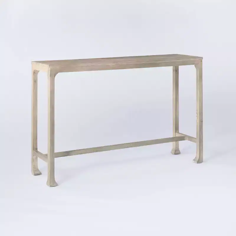 Belmont Shore Curved Foot Console Table Natural - Threshold™ designed with Studio McGee Assembly Required