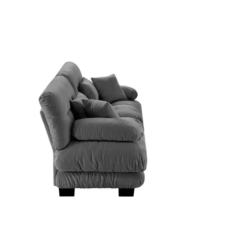 Modern Cloud Sofa with Plush Cushions and Soft Upholstery