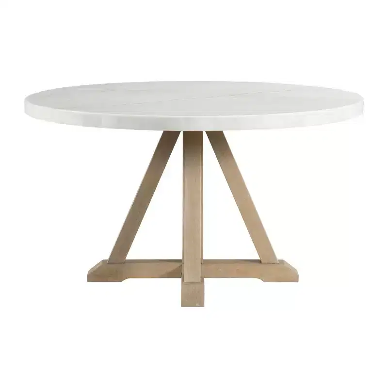 Liam Round Dining Table White - Picket House Furnishings