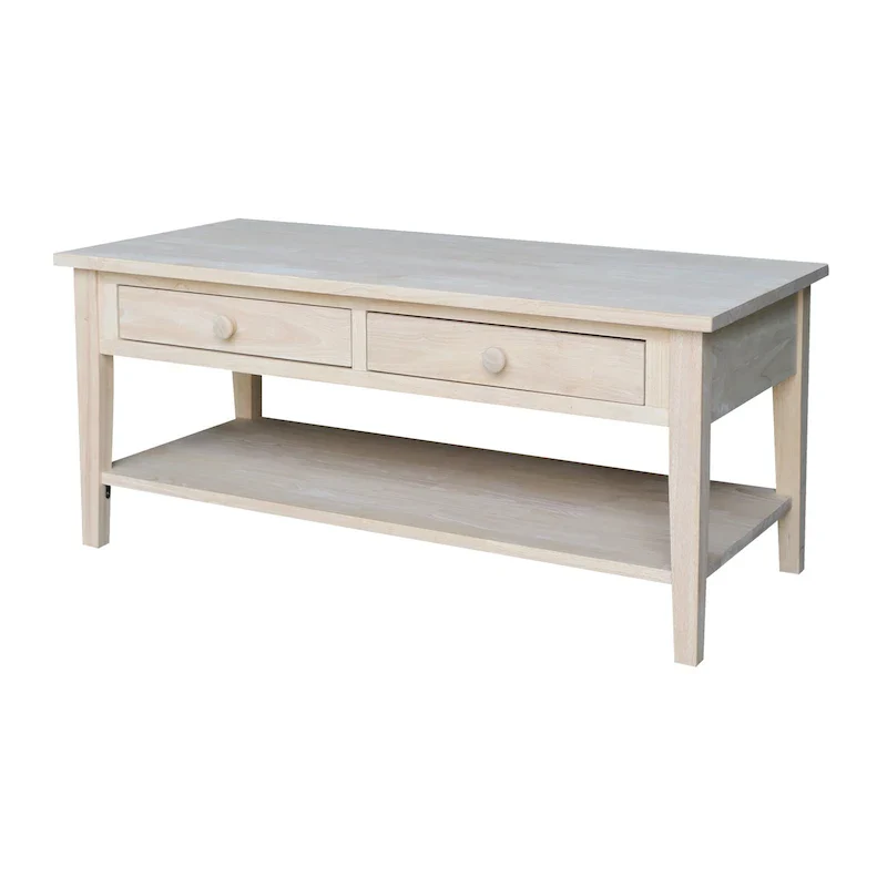 Modern Luxurious Nightstand with 2 Drawers