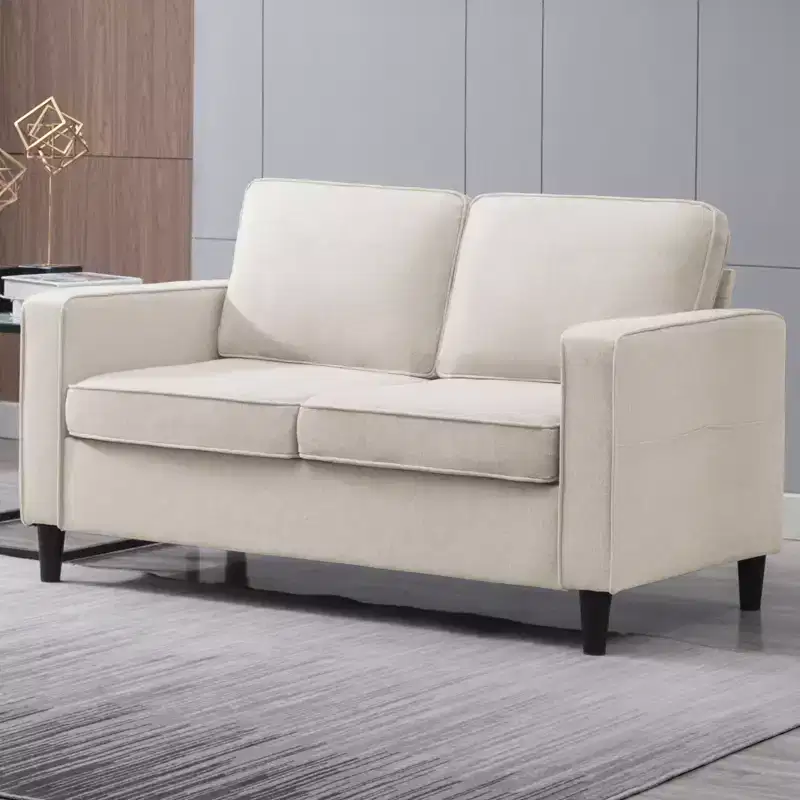 Mjkone Modern Loveseat Sofa Couch for Living Room