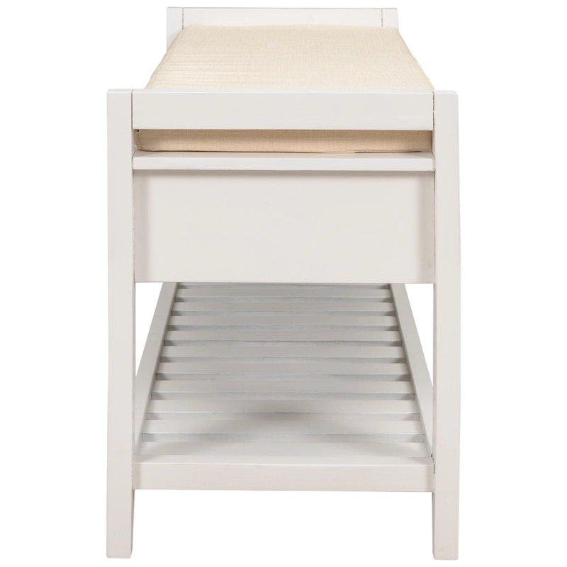 Multi-purpose Shoe Rack with Cushioned Seat and Drawers