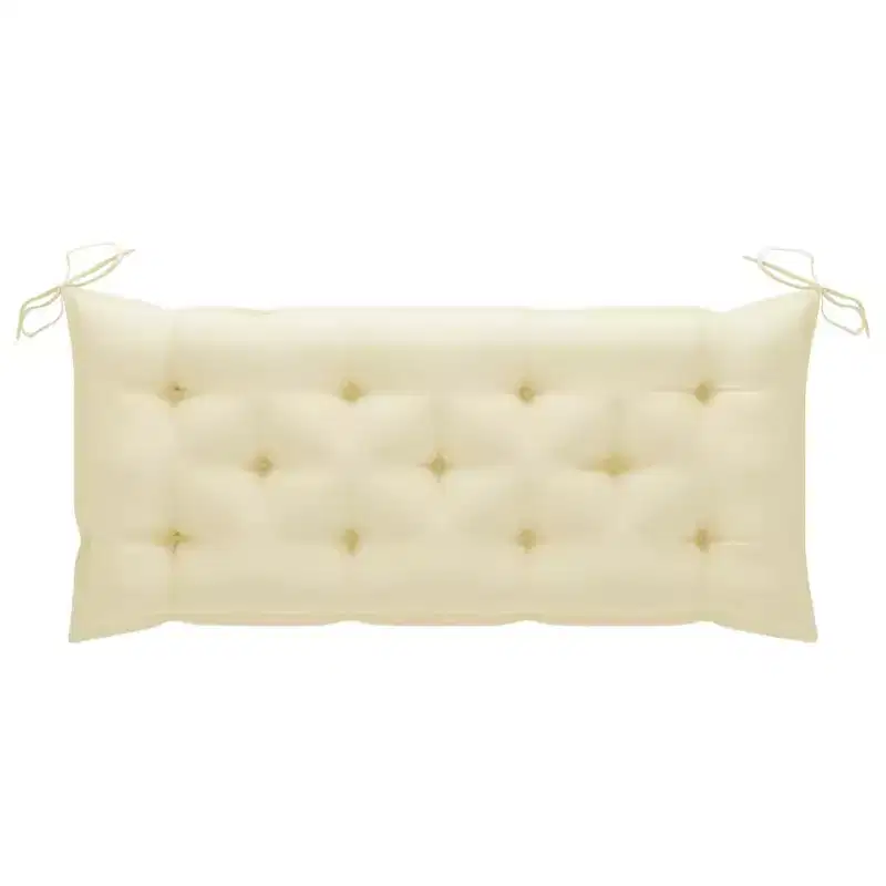 Garden Bench Natural Bamboo 47.2 in width Waterproof