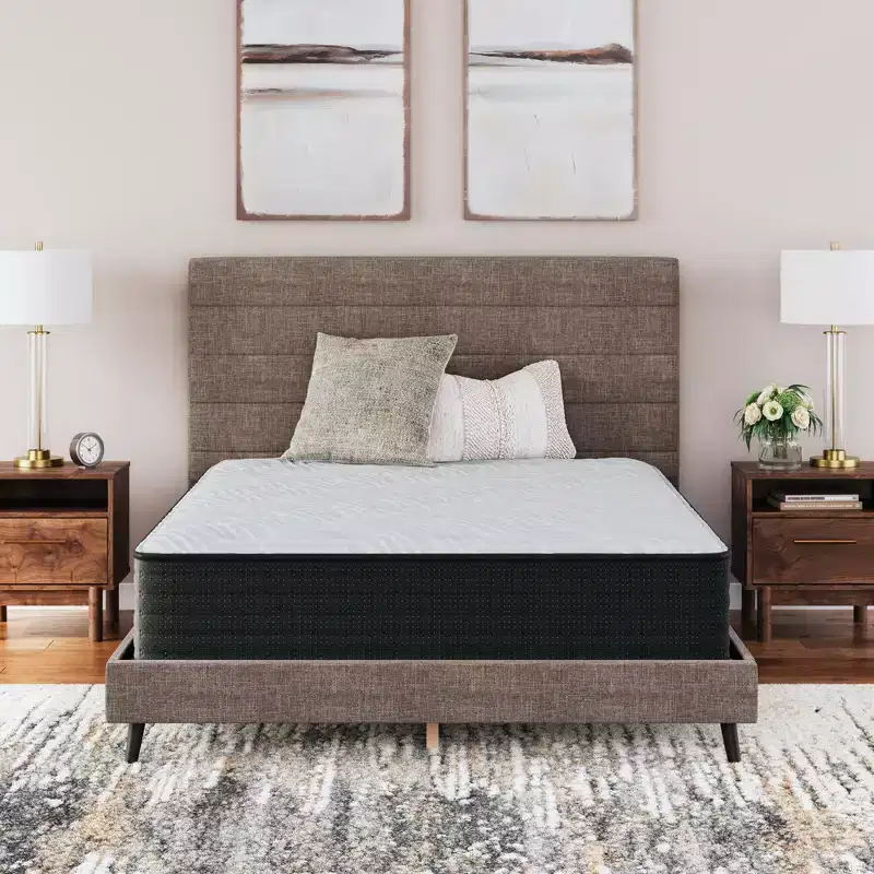 Signature Design by Ashley Palisades 14 Inch Plush Hybrid Mattress with Quick Response Memory Foam