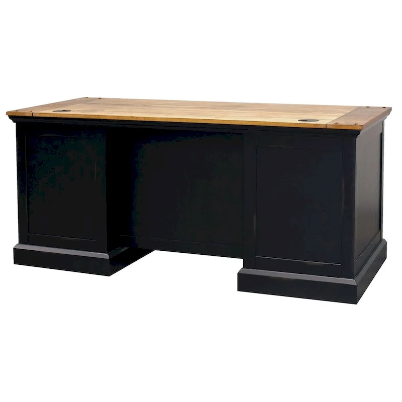 Toulouse Executive Desk, Writing Table, Office Desk, Black