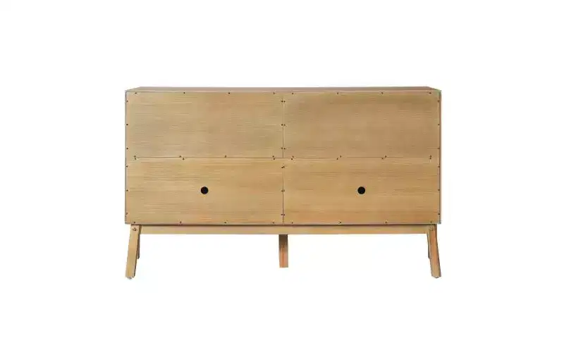 Acacia Veneer & MDF Sideboard 34.2''H x 18''W x 60''D