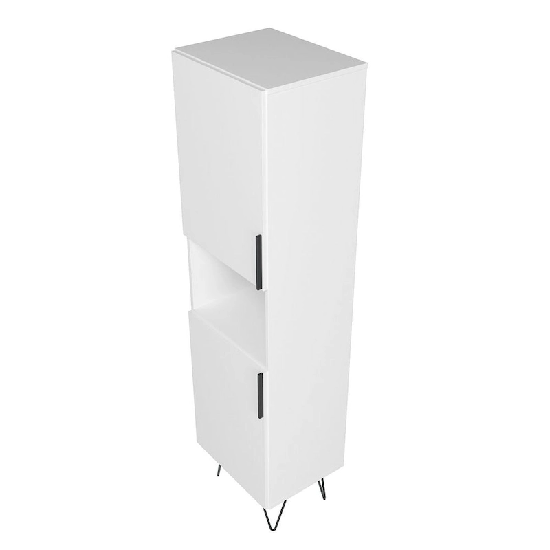 Beekman 17.51 Narrow Bookcase Cabinet with 5 Shelves
