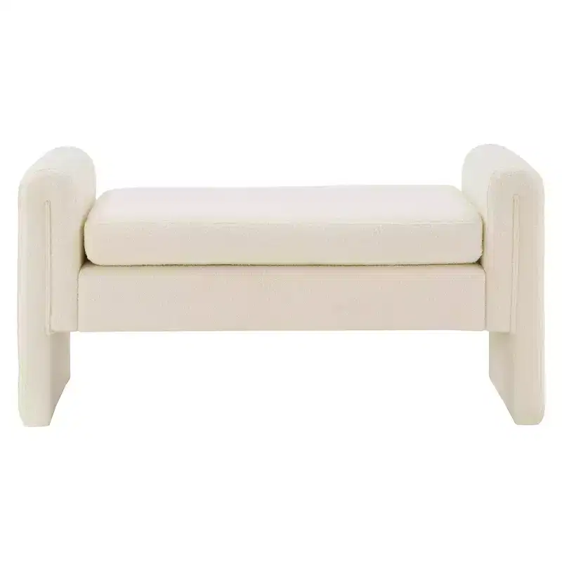 Vorkuta Boucle Bench - Ivory - iNSPIRE Q