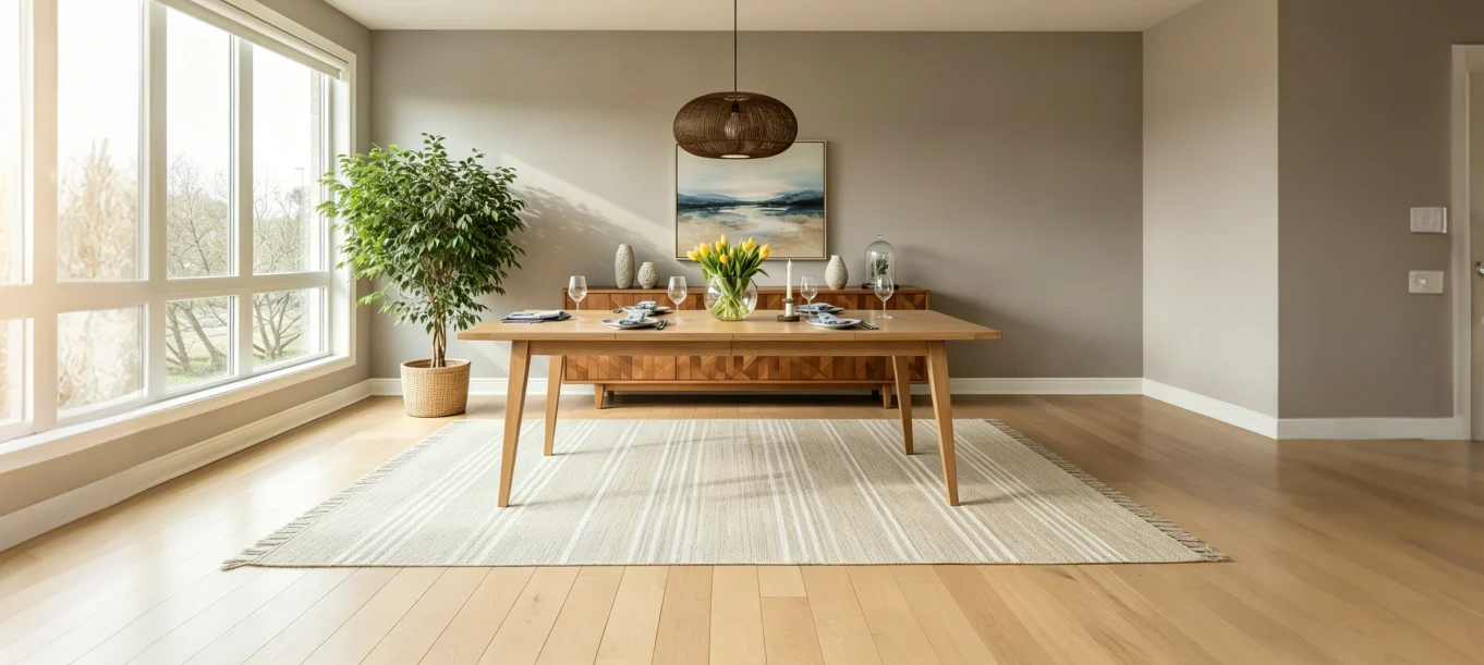 Mid Century Modern Rubber Wood 59