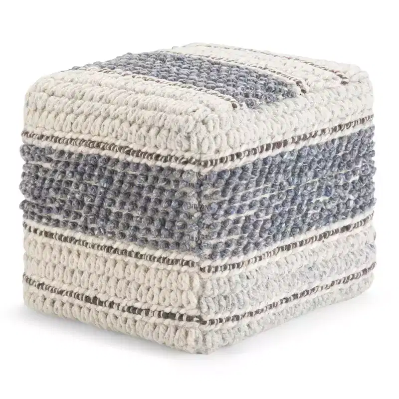 Heyfield Square Pouf - WyndenHall