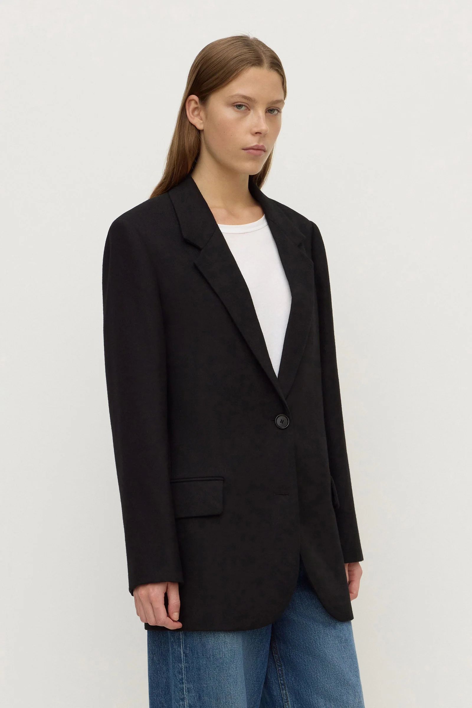 Wool Viscose Blazer