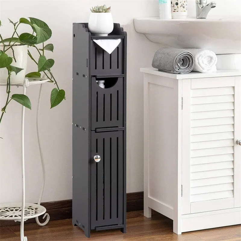 Bathroom Storage Cabinet Small Bathroom Storage Cabinet for Small Space - 6.7  D x 5.1  W x 30  H