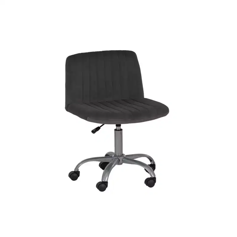 Linon Stratton Office Chair Gray