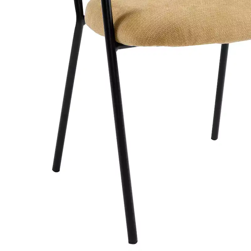 Christopher Knight Home Nest Modern Upholstered Dining Chairs with Metal Frame (Set of 6)