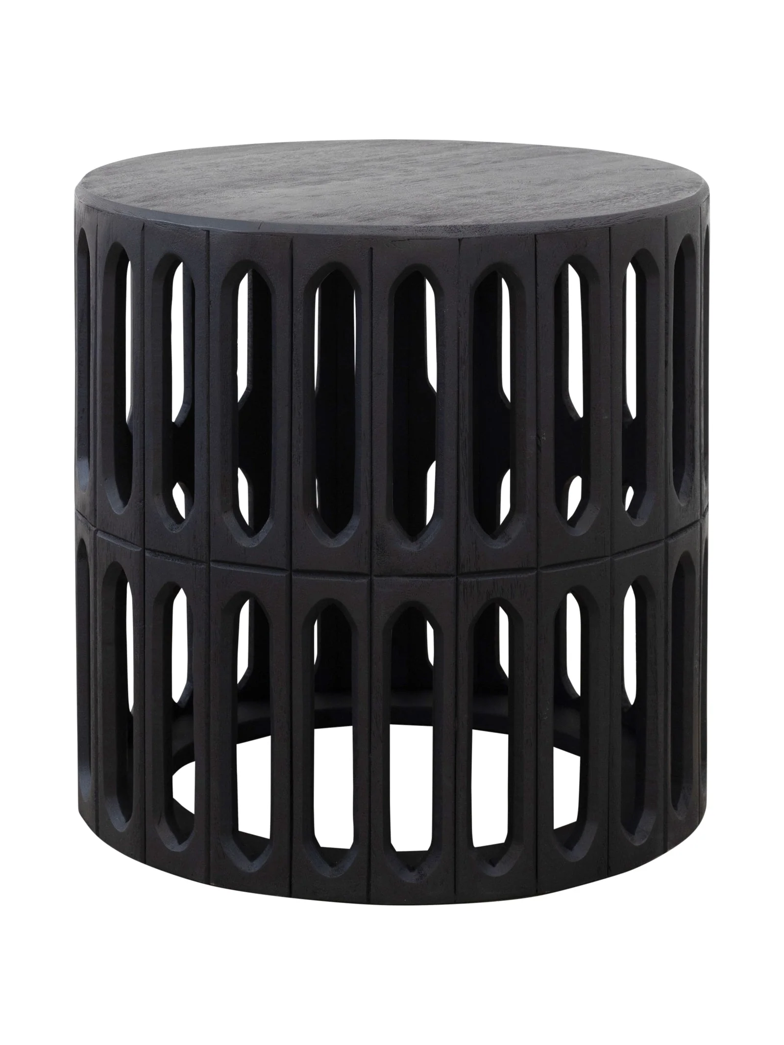 Wood Side Table for Living Room