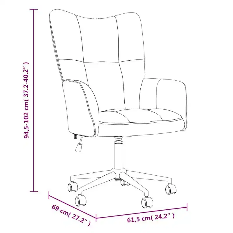 Relaxing Chair Light Gray Velvet