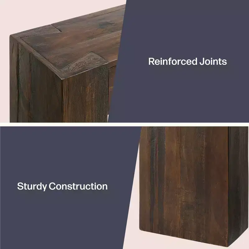Stockyard Solid Wood Console Table 56 Inch