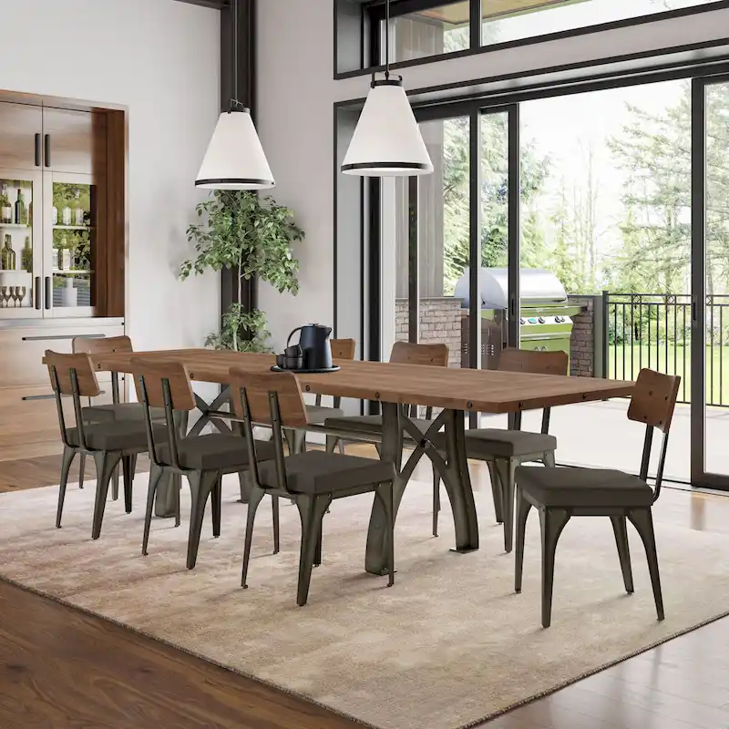 Amisco Sierra Solid Wood Extendable Table