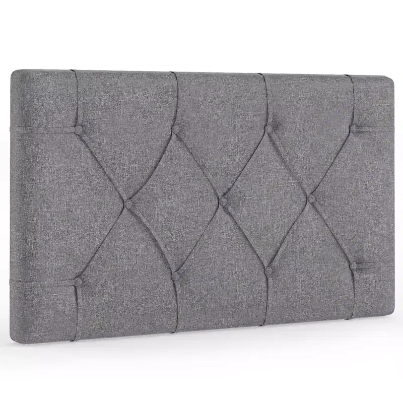 Costway Upholstered Headboard for Twin Size Bed w/ Fabric Upholstery Adjustable Height