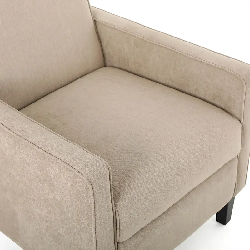 Dalton Fabric Pushback Recliner Club Armchair by Christopher Knight Home
