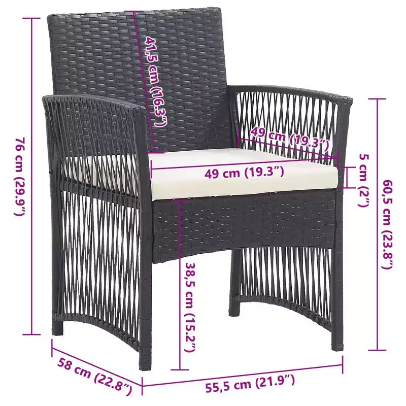 vidaXL Garden Chair, Chairs