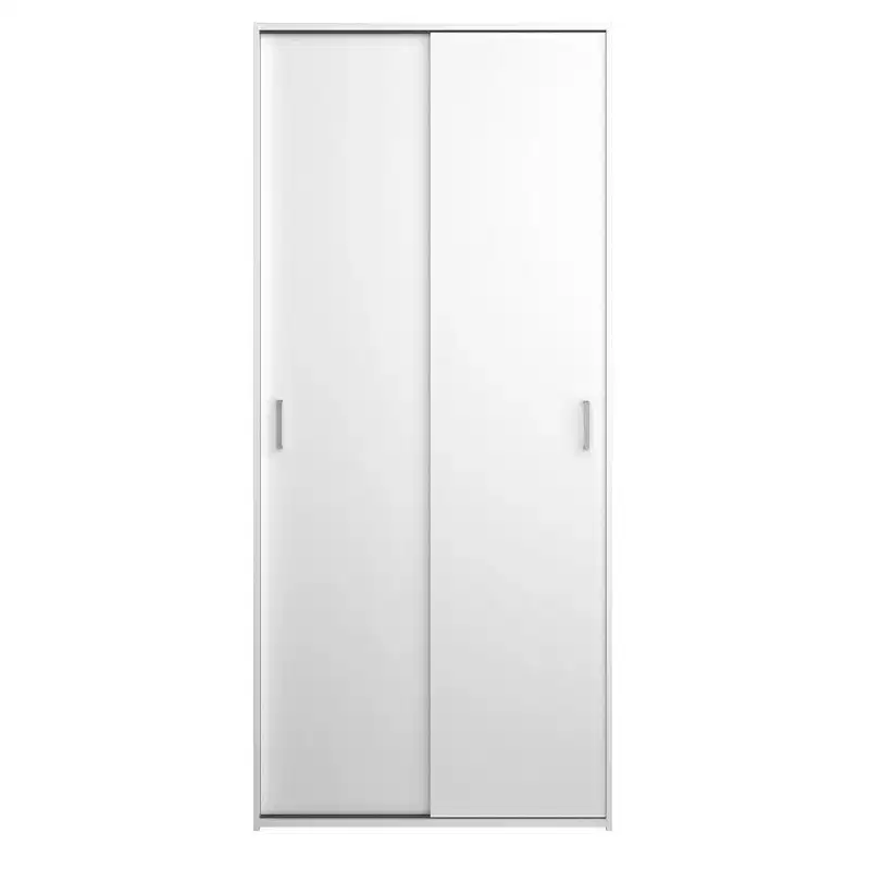 Tvilum, Space Wardrobe with 2 Sliding Doors, White