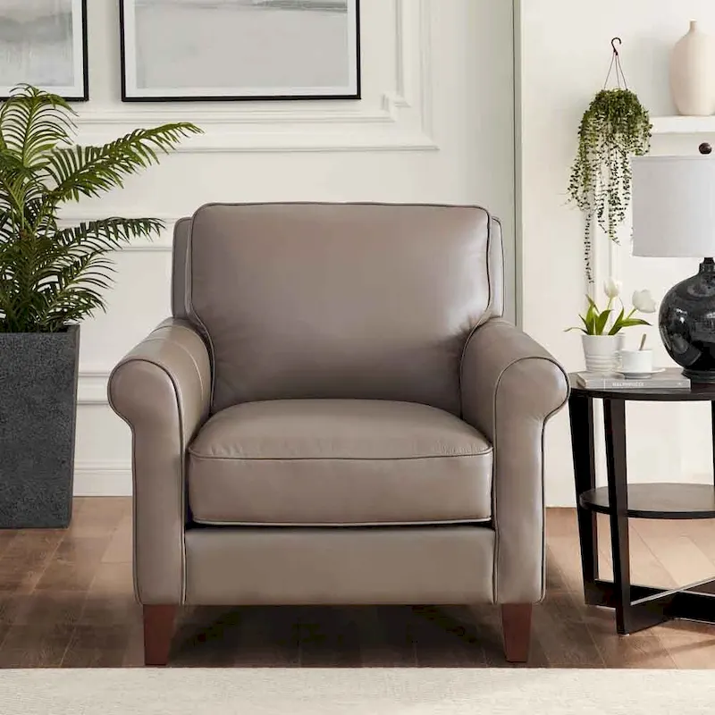 Hydeline Laguna Top Grain Leather Sofa Set, Sofa and Chair - Sofa, Chair